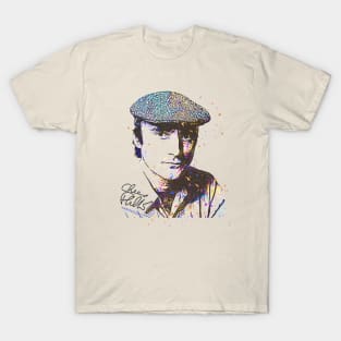 Phil Collins Retro Fan Art Sketch T-Shirt